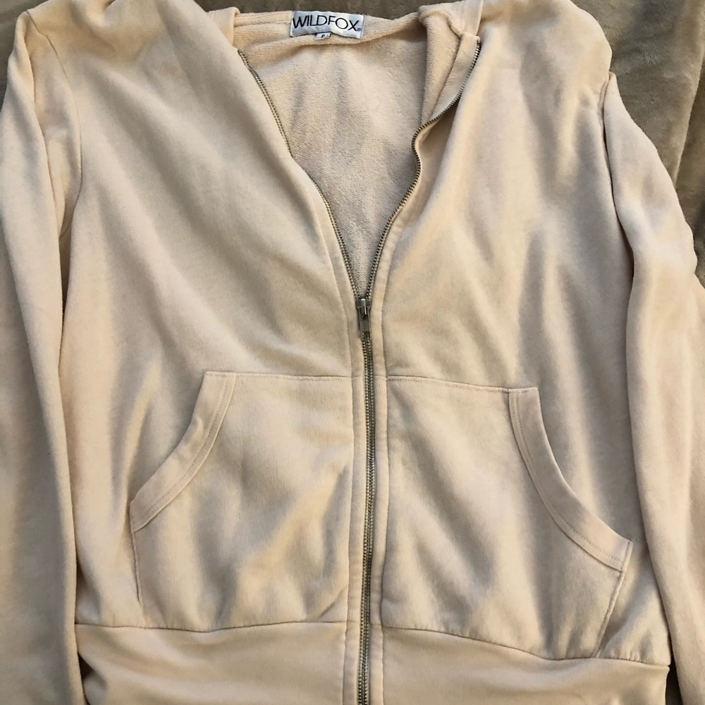Wild fox zip up jacket